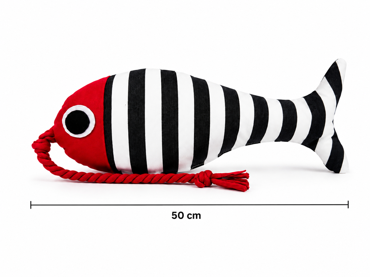 The Captain’s Catch — Fish Cushion & Tug Toy